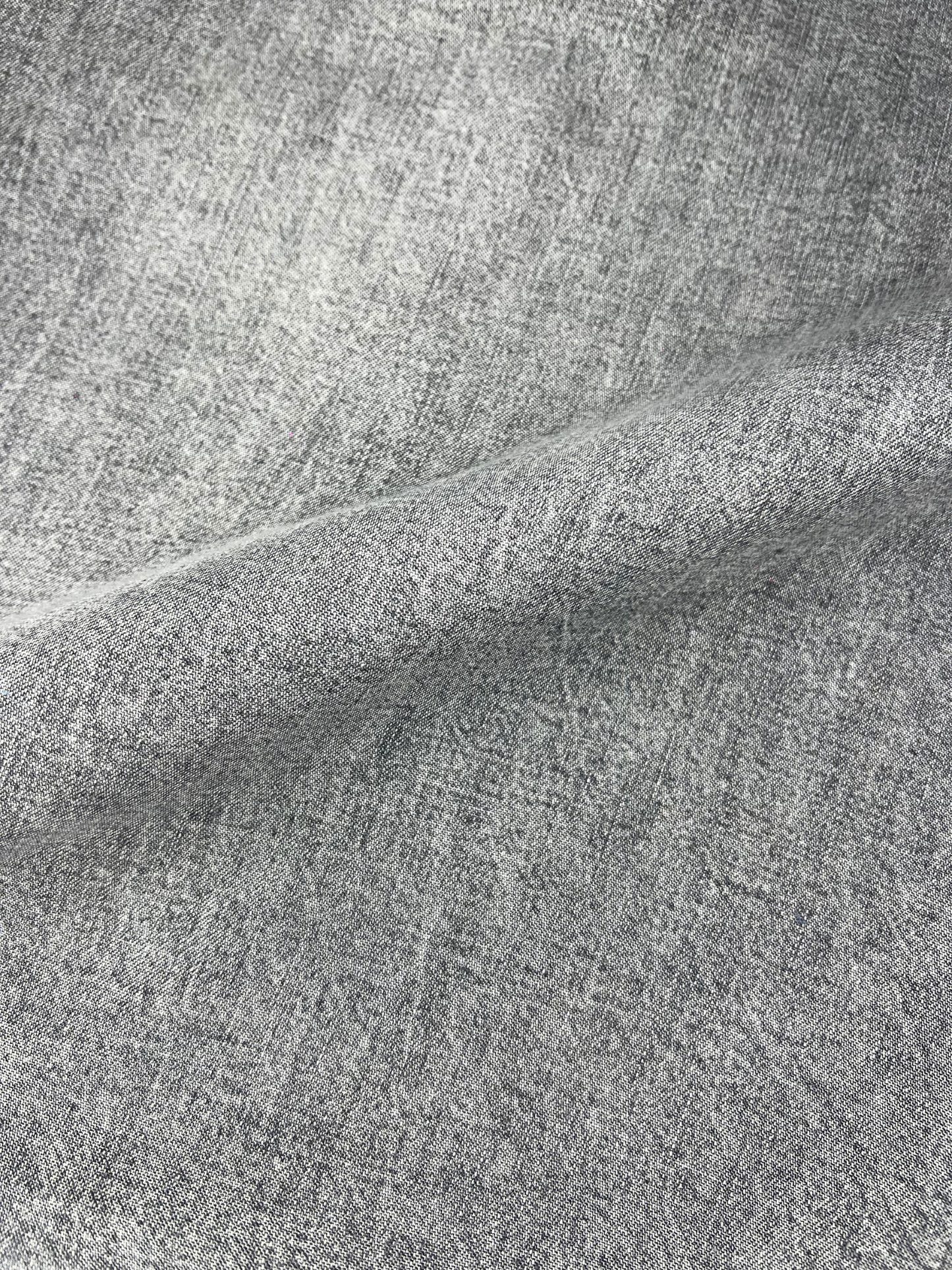 GREY SLIM FIT DENIM SHIRT