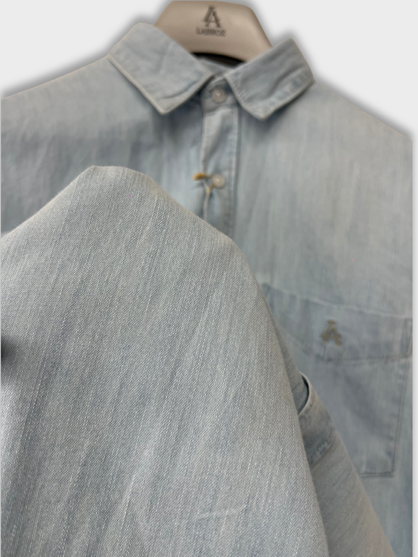 ICE BLUE SLIM FIT DENIM SHIRT
