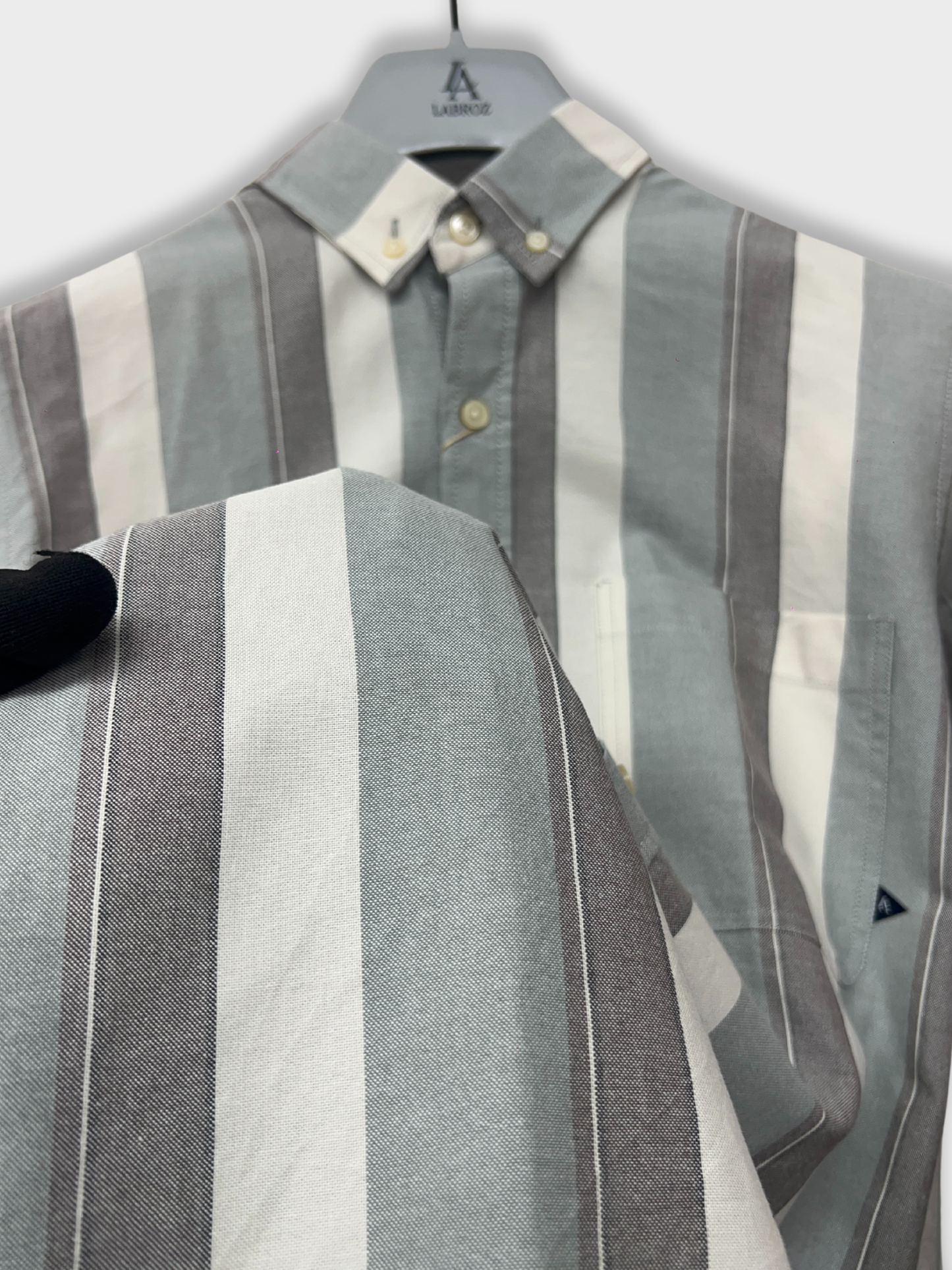 MULTICOLOR OXFORD STRIPES SLIM FIT SHIRT