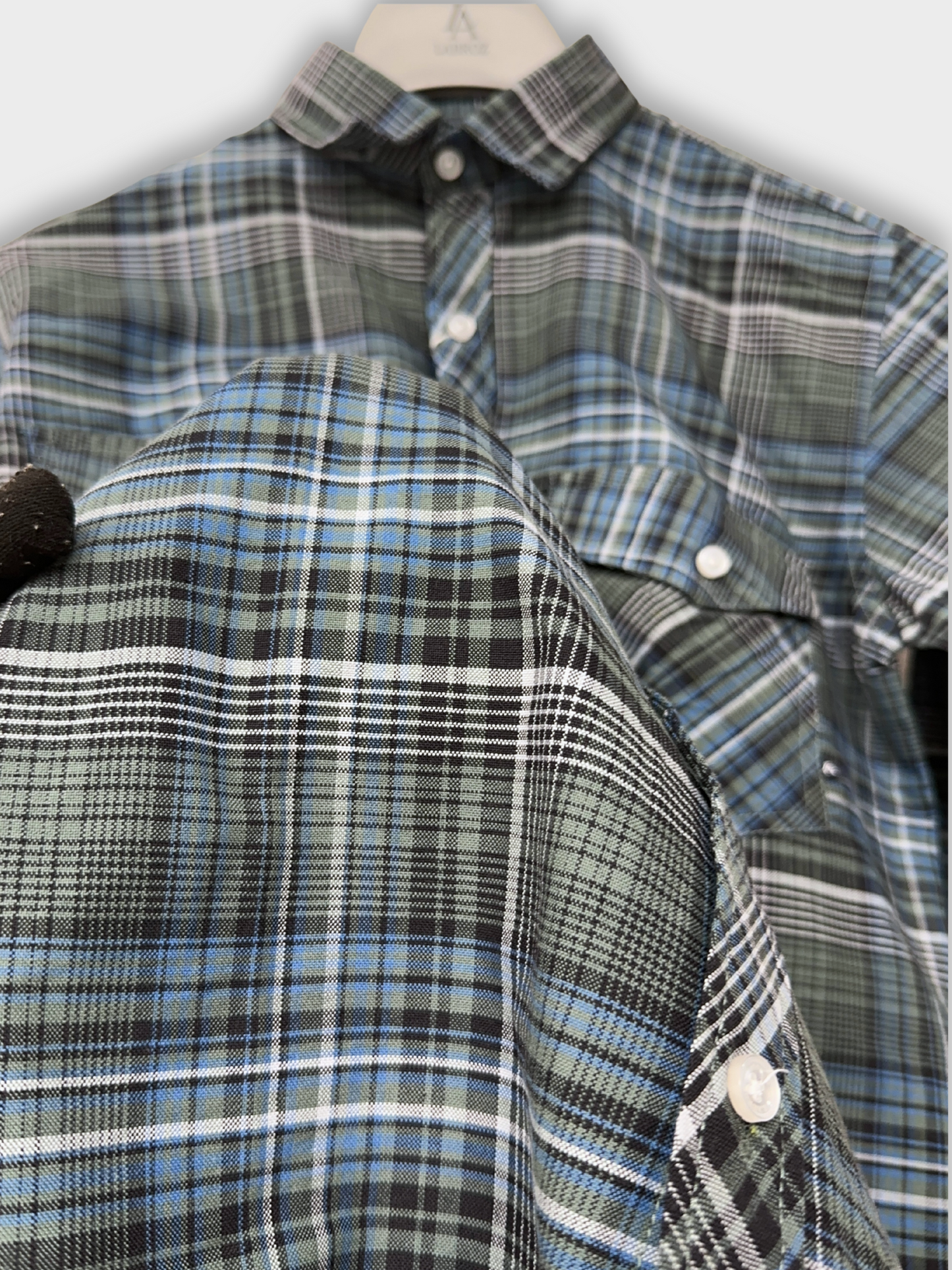 Men's Multicolor Checkered Slim Fit Oxford Shirt