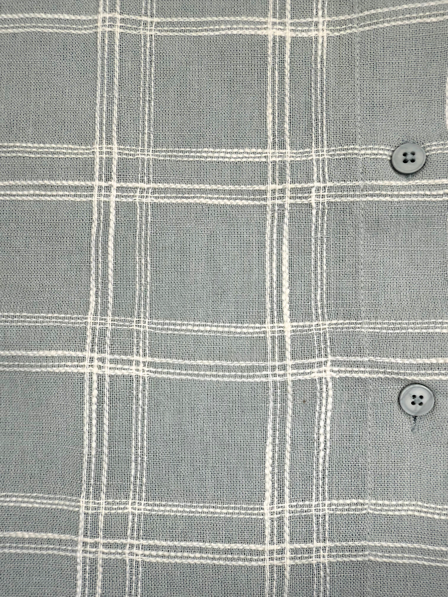 SOFT GREEN CHECKED TEXTURED HALF SLEEVES SHIRT
