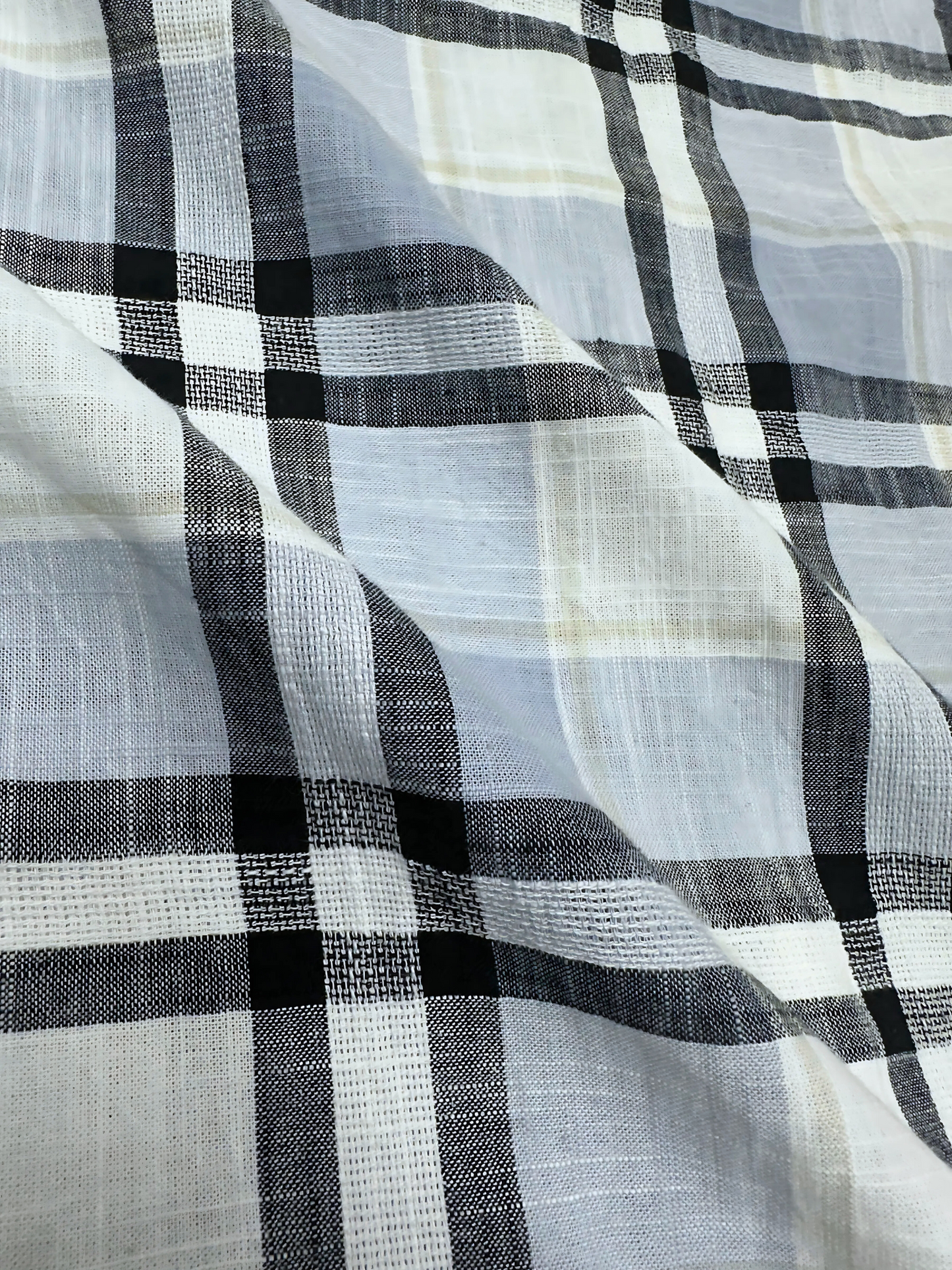Men's Blue Dobby Check Slim Fit Shirt