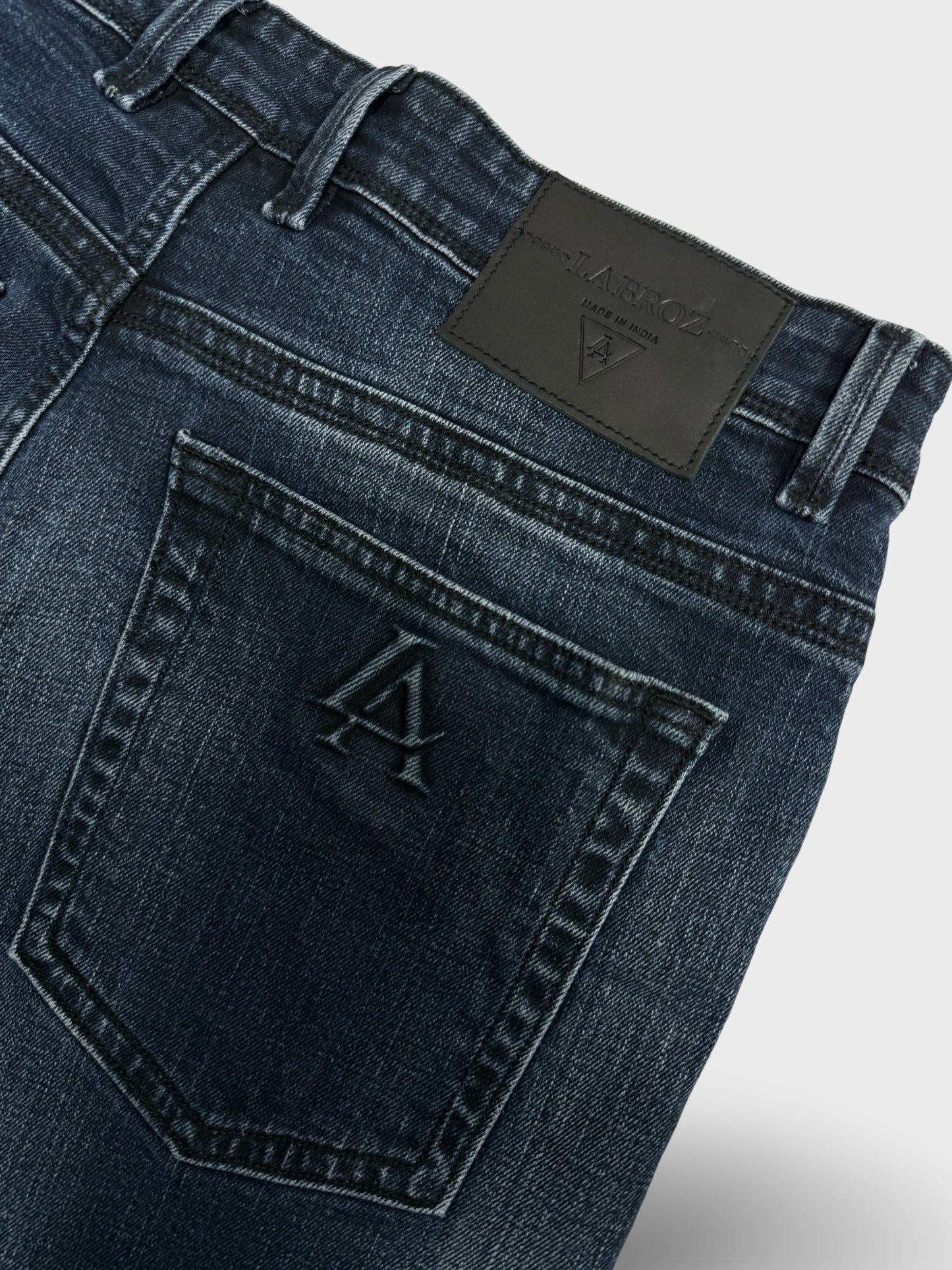 DARK BLUE RUGGED COMFORT FIT DENIMS