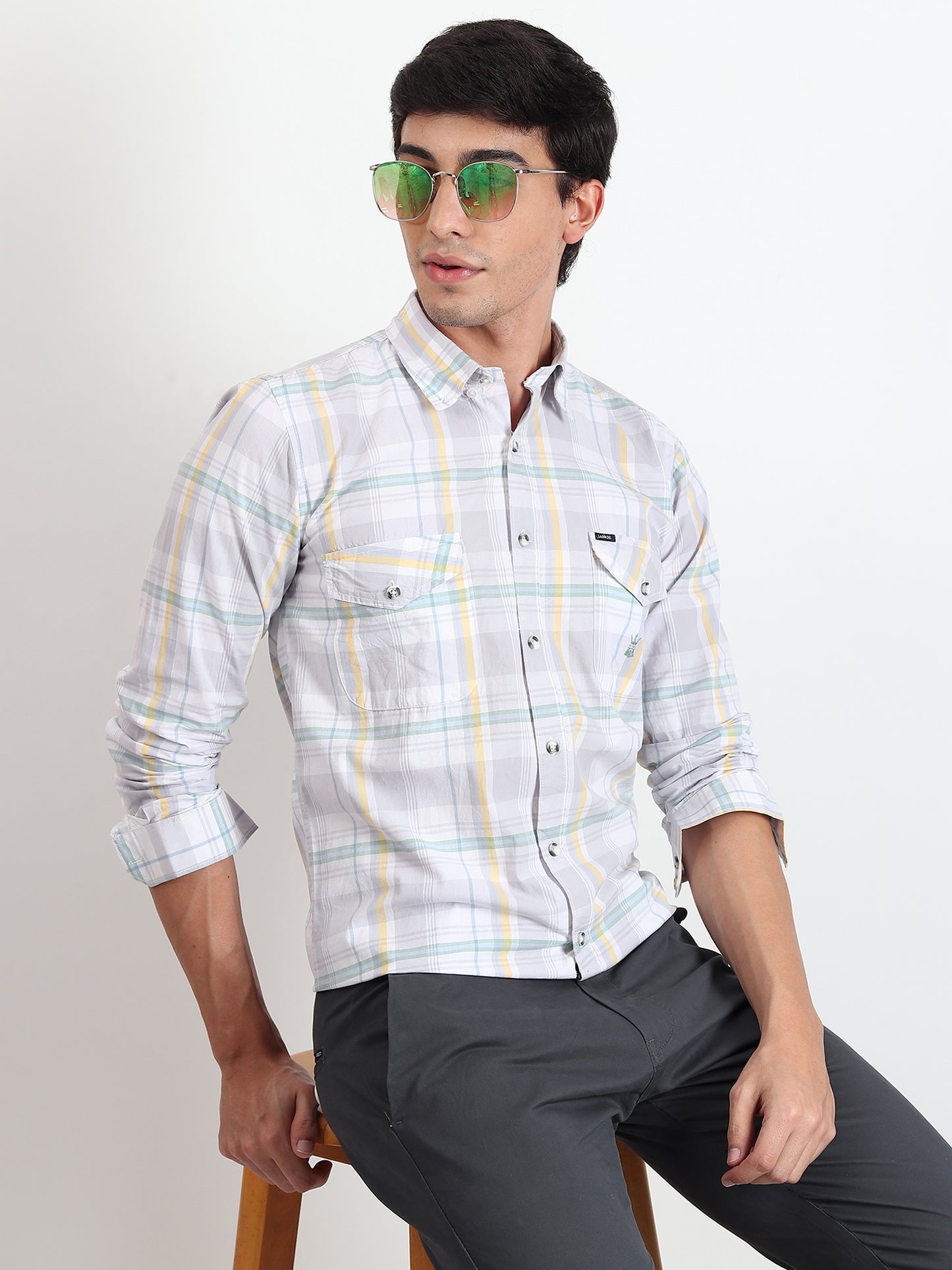 MULTI CHECKED SLIM FIT SHIRT