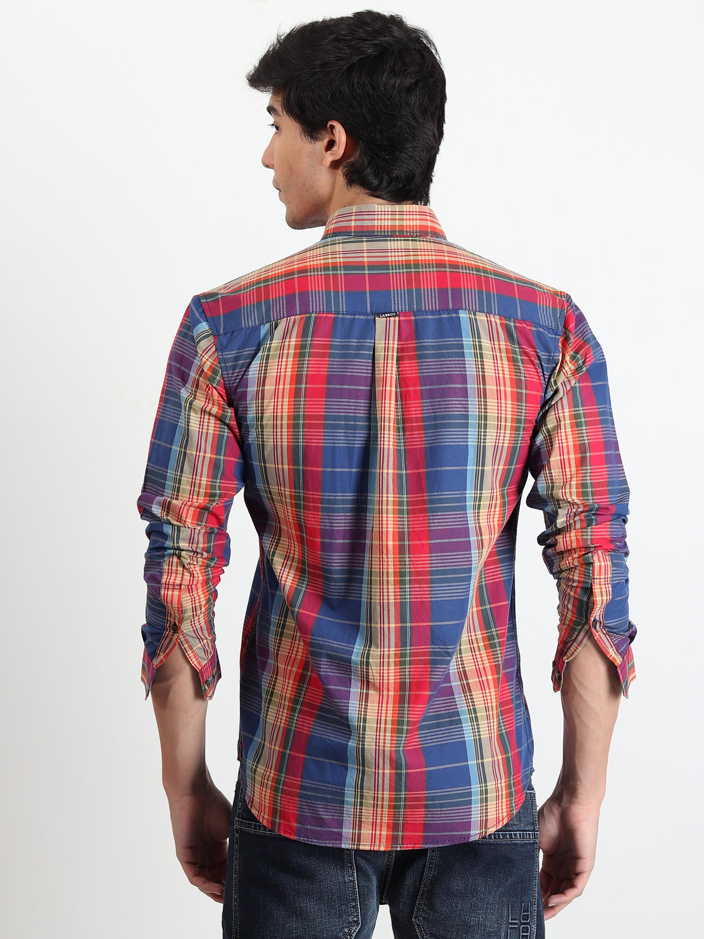 MULTI CHECKED SLIM FIT SHIRT