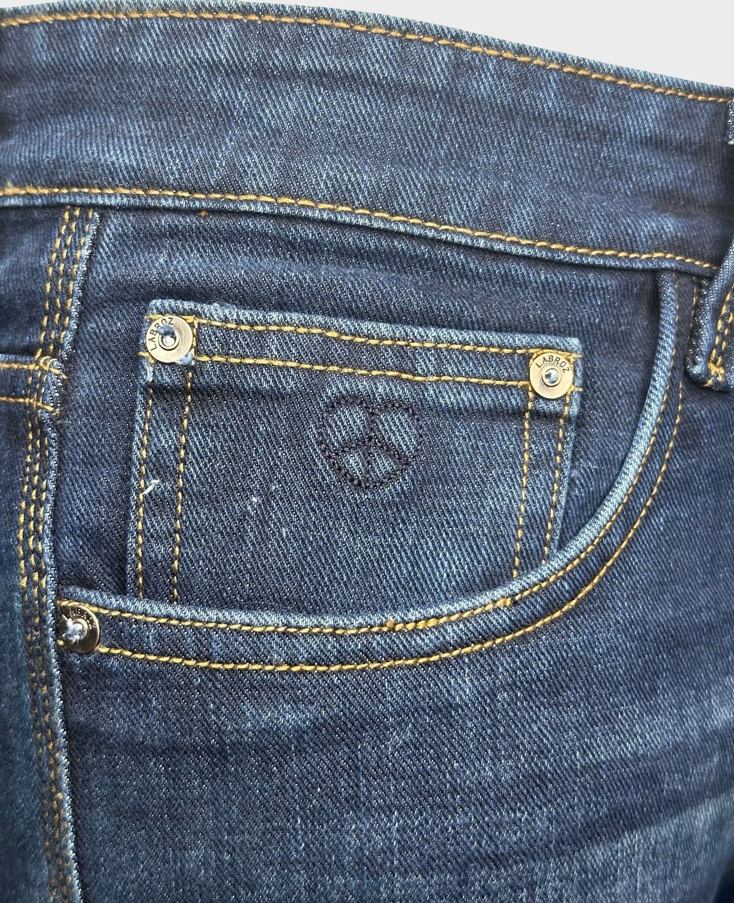 Men's Regular Fit Dark Blue Denim Jeans