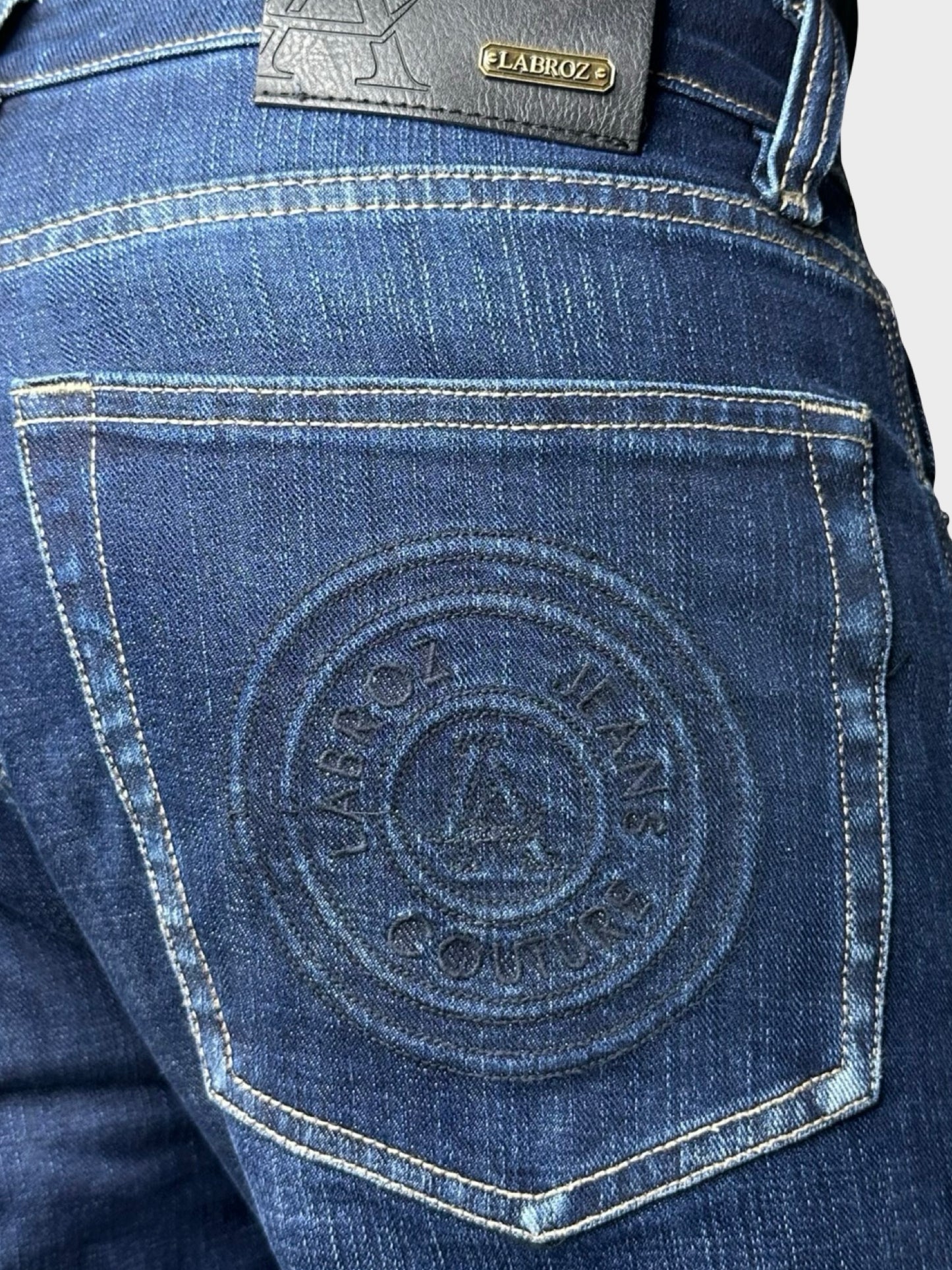 Men's Dark Blue Comfort Fit Denim Jeans