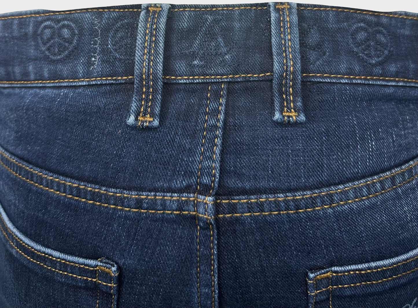 Men's Regular Fit Dark Blue Denim Jeans