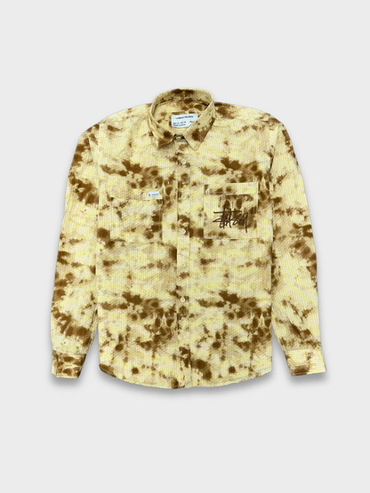 Men’s Fancy Dobby Multicolor Abstract Print Shirt