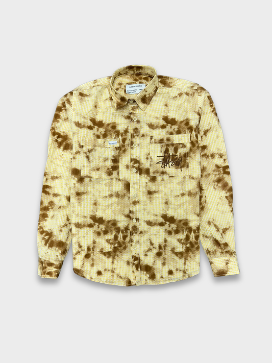Men’s Fancy Dobby Multicolor Abstract Print Shirt