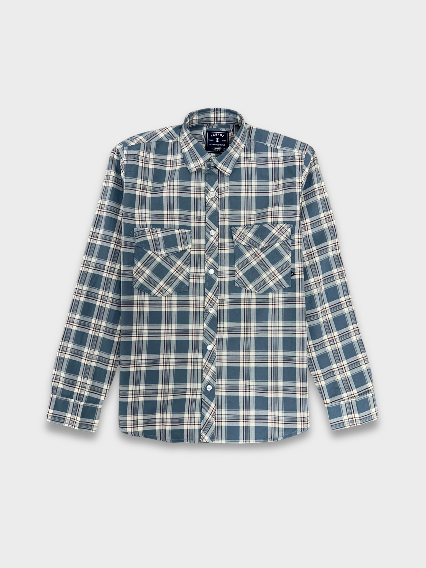 Men's Multicolor Checkered Slim Fit Oxford Shirt
