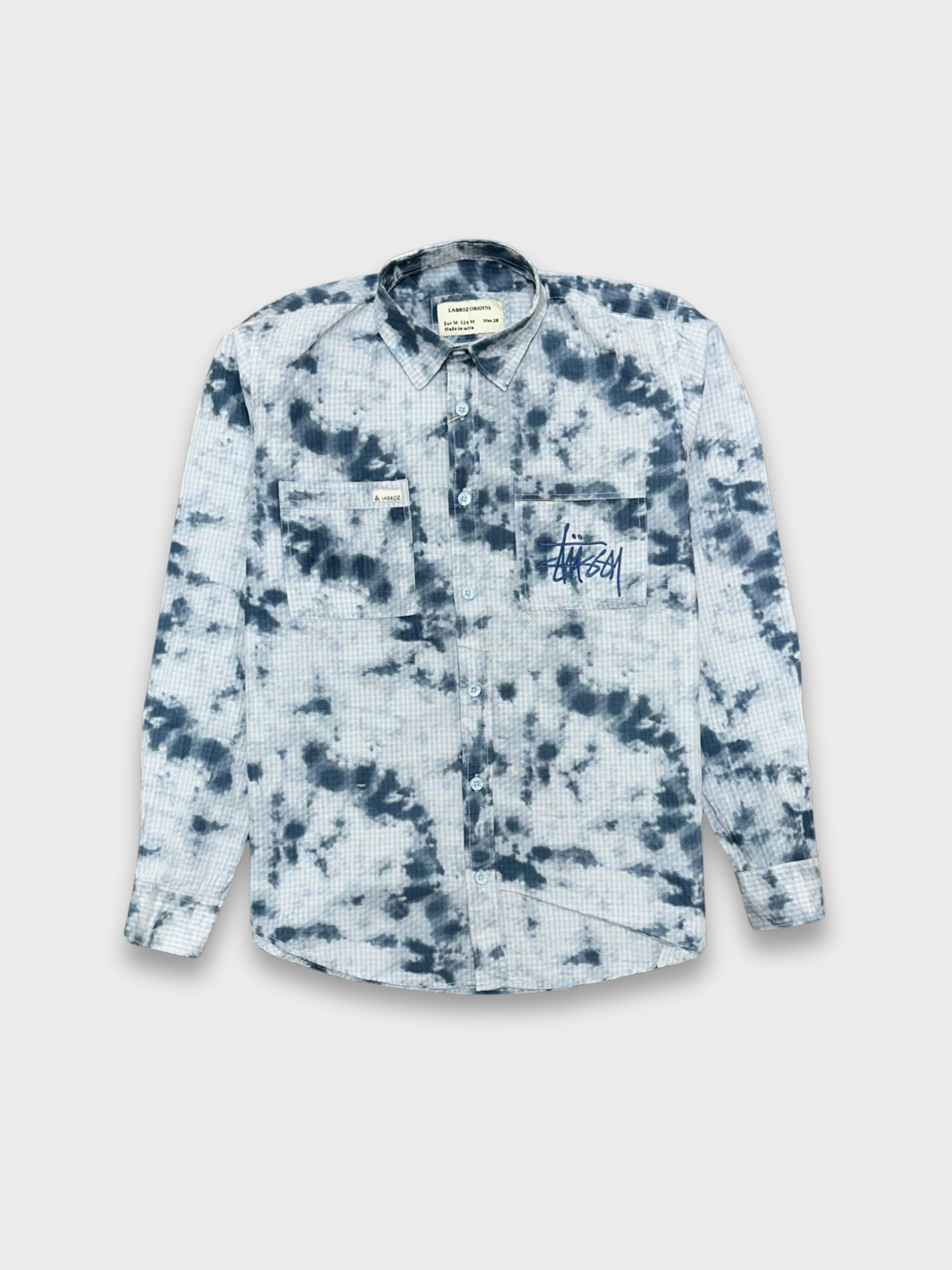 Men’s Fancy Dobby Multicolor Abstract Print Shirt