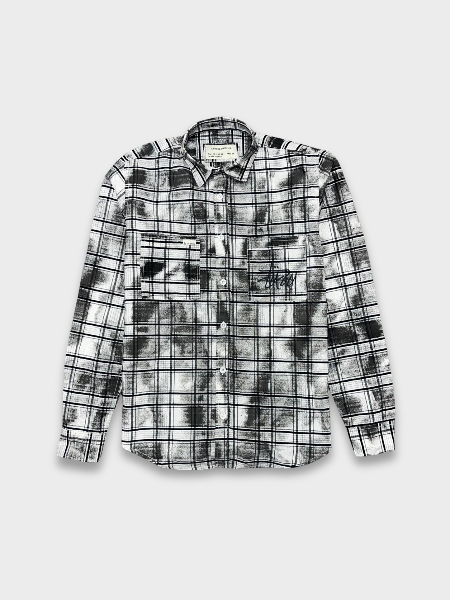 Men’s Fancy Dobby Multicolor Abstract Print Shirt