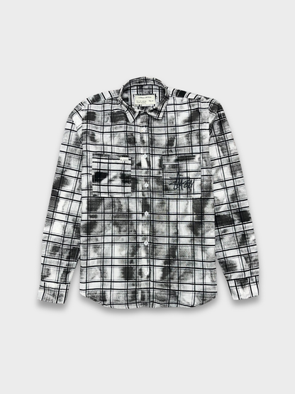 Men’s Fancy Dobby Multicolor Abstract Print Shirt