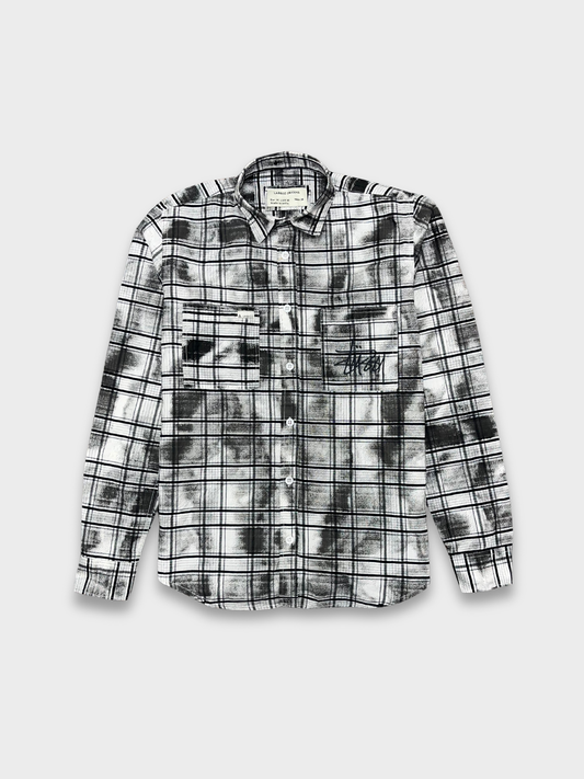 Men’s Fancy Dobby Multicolor Abstract Print Shirt