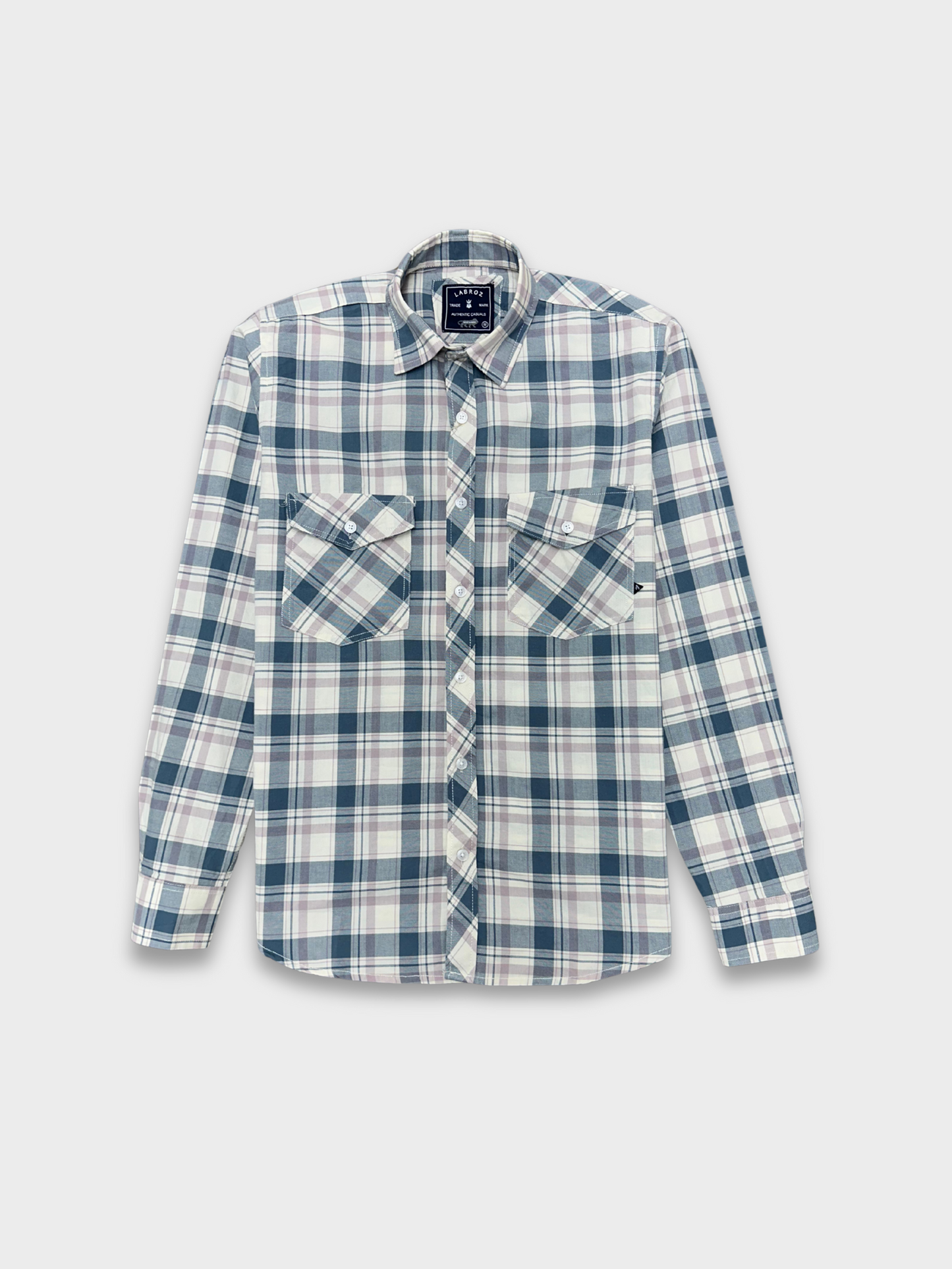 Men's Multicolor Checkered Slim Fit Oxford Shirt