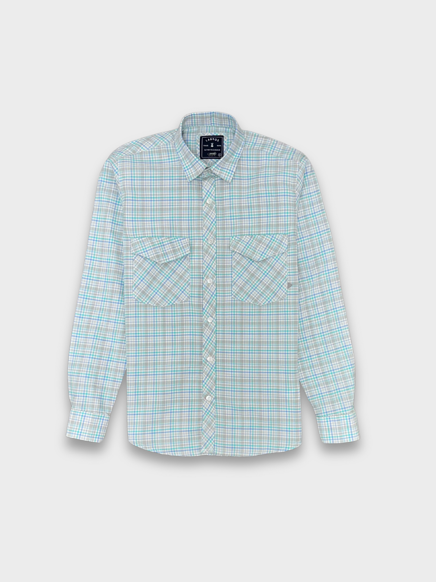 Men's Multicolor Checkered Slim Fit Oxford Shirt