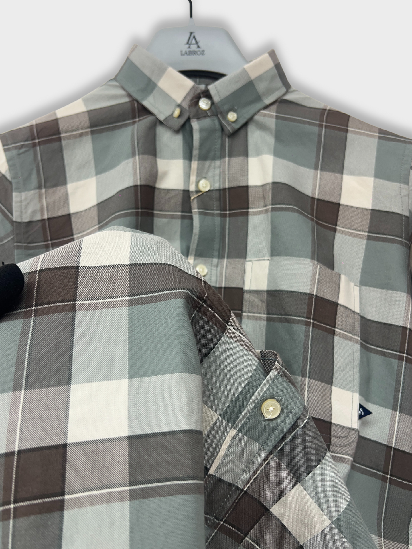 MULTICOLOR OXFORD CHECKERED SLIM FIT SHIRT