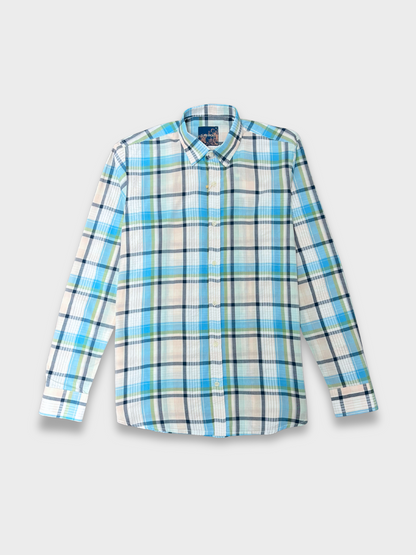 Men's Multicolor Check Slim Fit Shirt