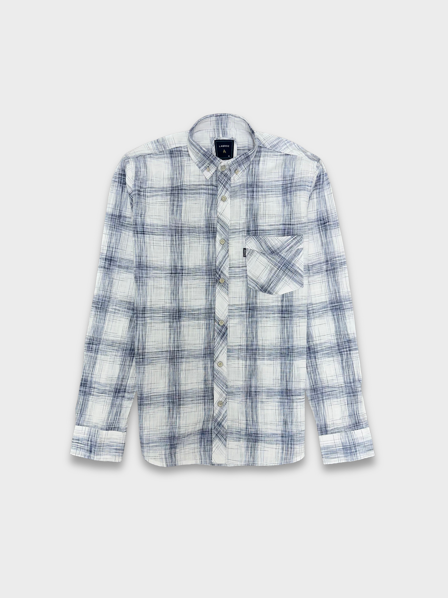 Men’s Linen Multicolor Check Shirt