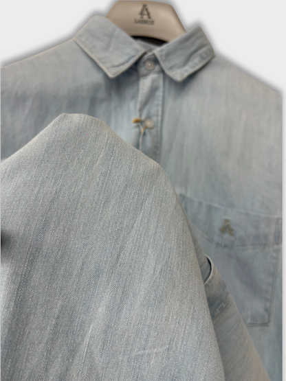 ICE BLUE SLIM FIT DENIM SHIRT