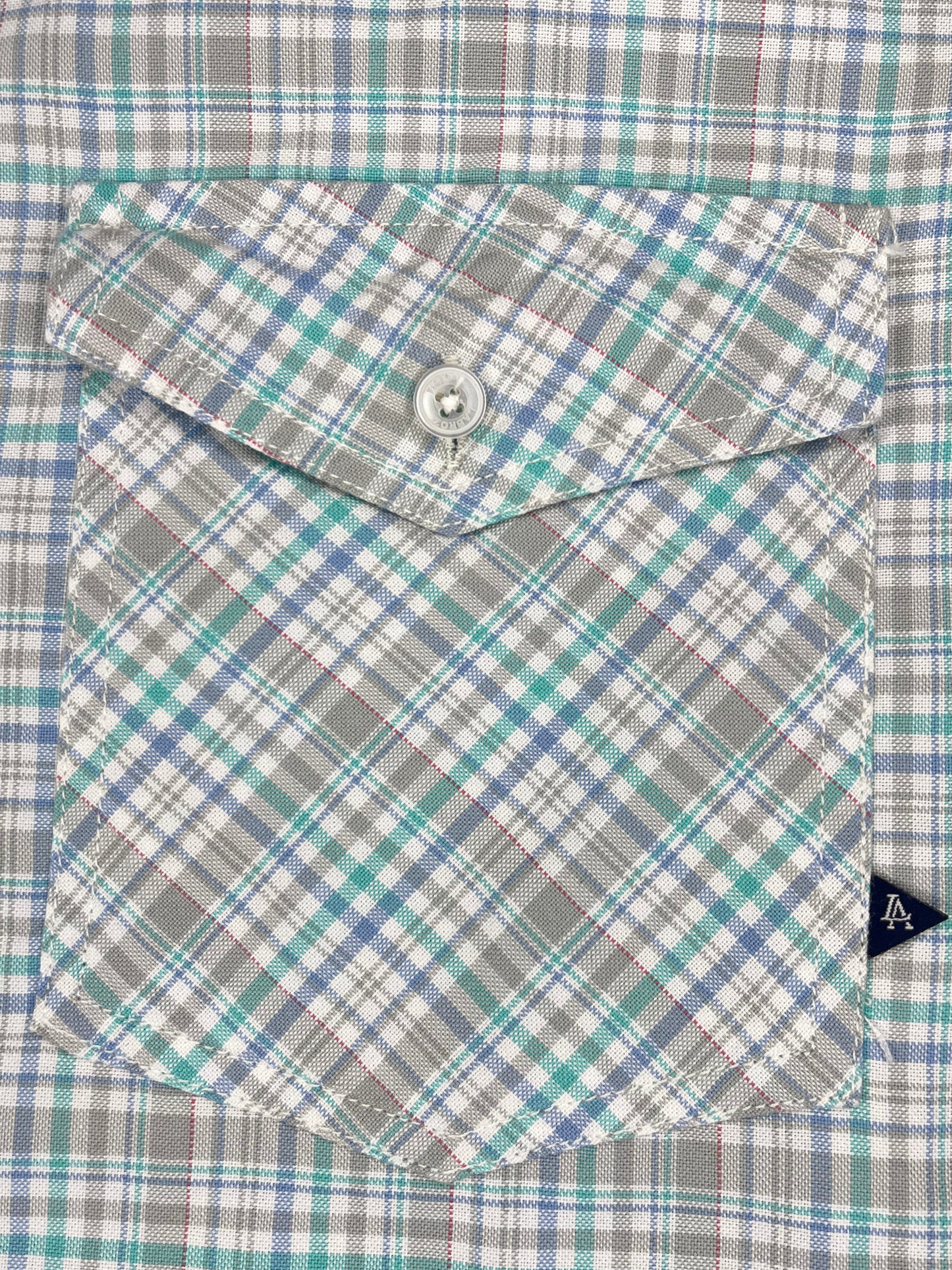Men's Multicolor Checkered Slim Fit Oxford Shirt