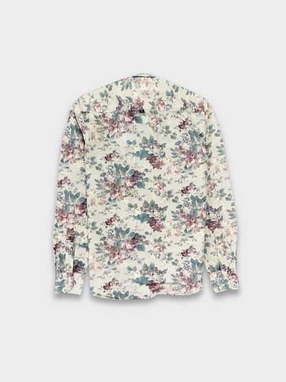 Men’s Heavy Drill Floral Print Shirt