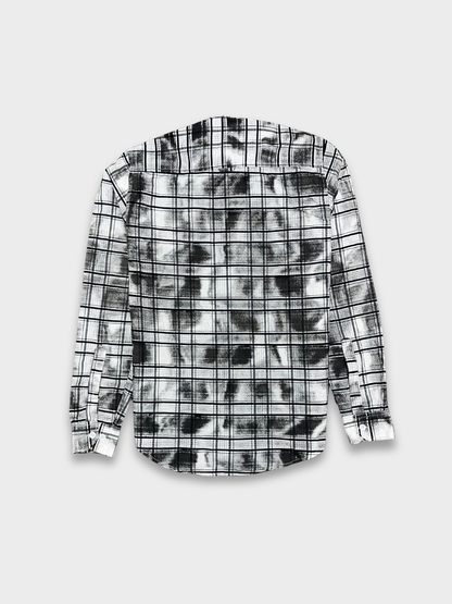 Men’s Fancy Dobby Multicolor Abstract Print Shirt