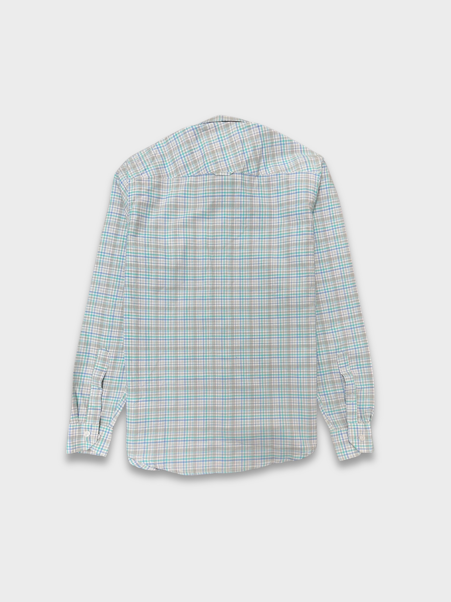 Men's Multicolor Checkered Slim Fit Oxford Shirt