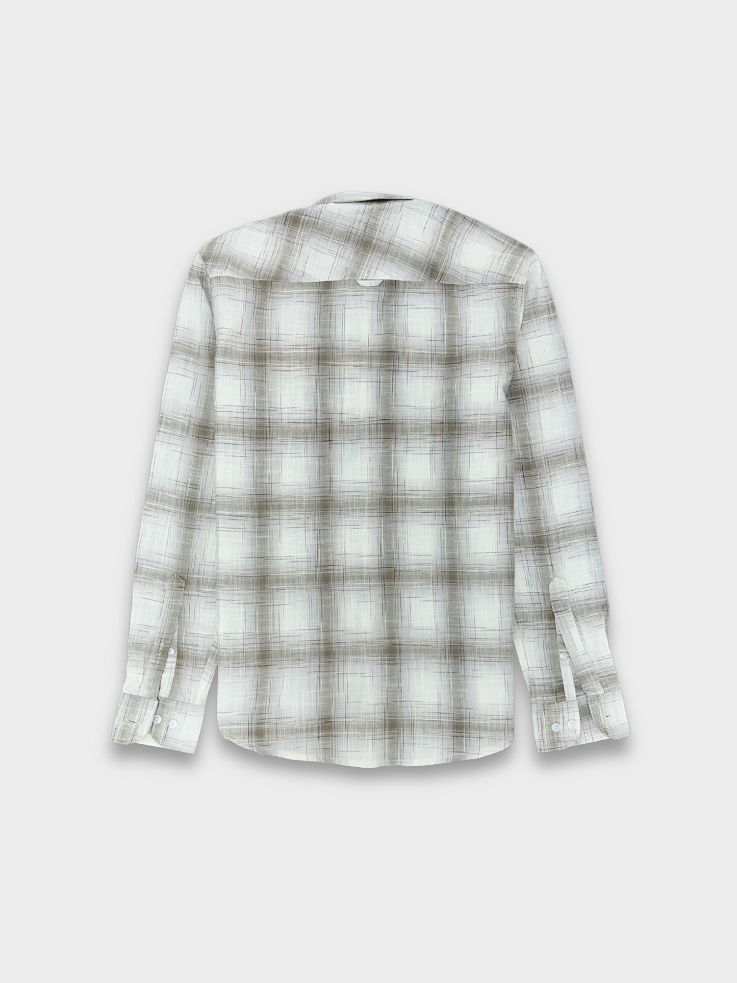Men’s Linen Multicolor Check Shirt