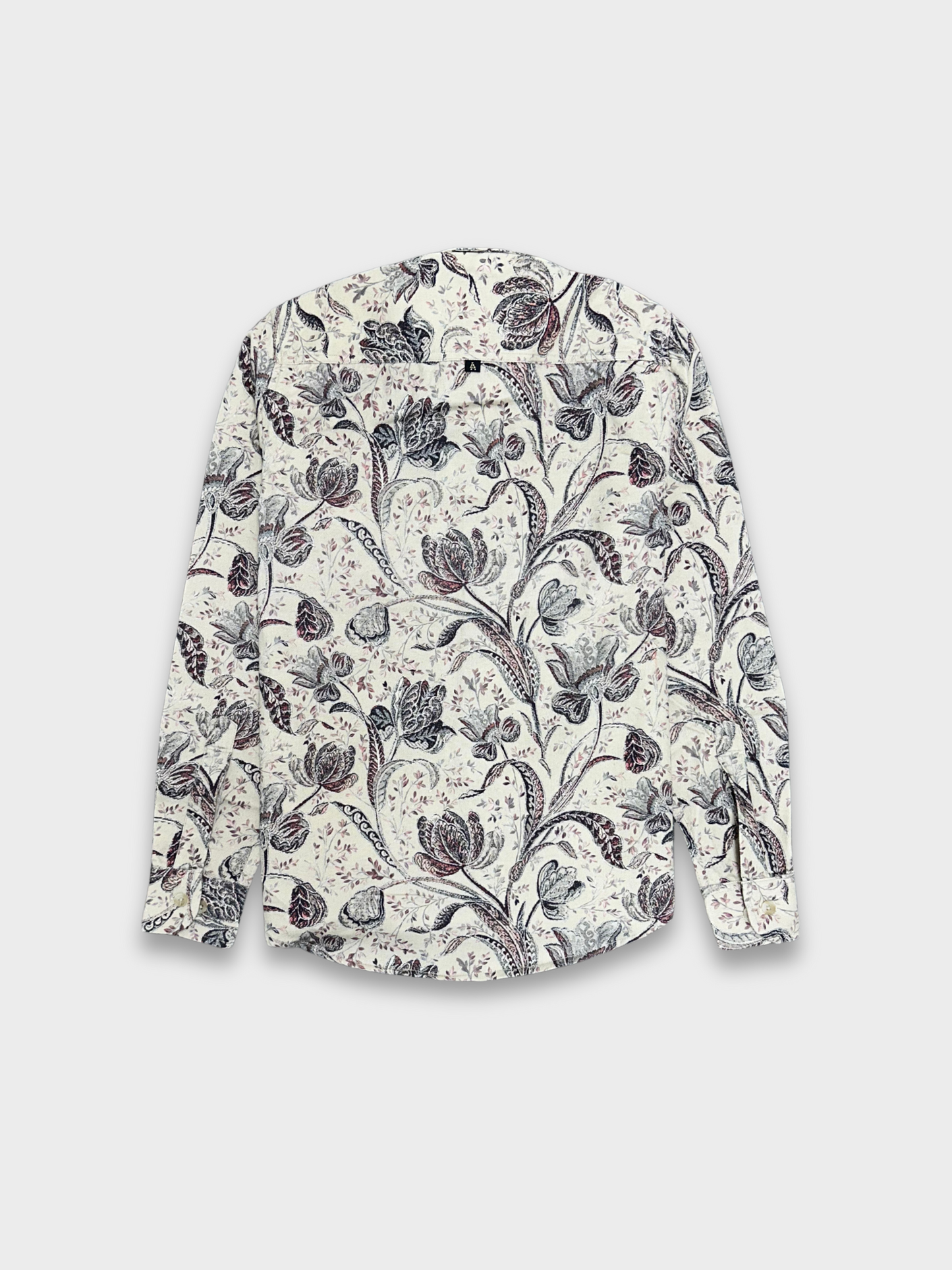 Men’s Heavy Drill Floral Print Shirt