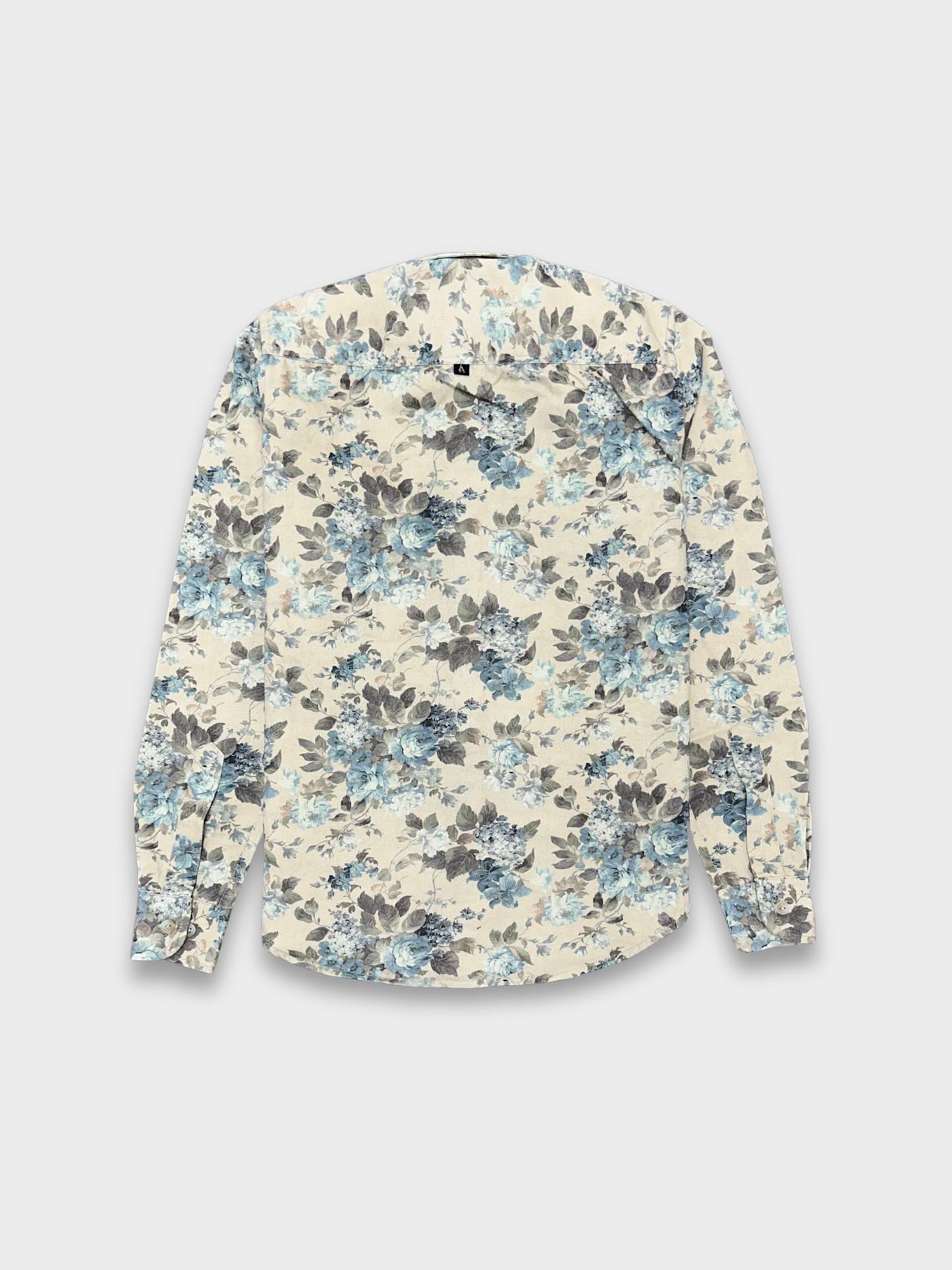 Men’s Heavy Drill Floral Print Shirt