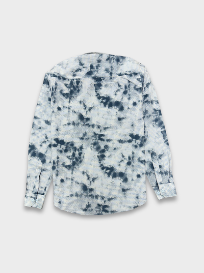 Men’s Fancy Dobby Multicolor Abstract Print Shirt