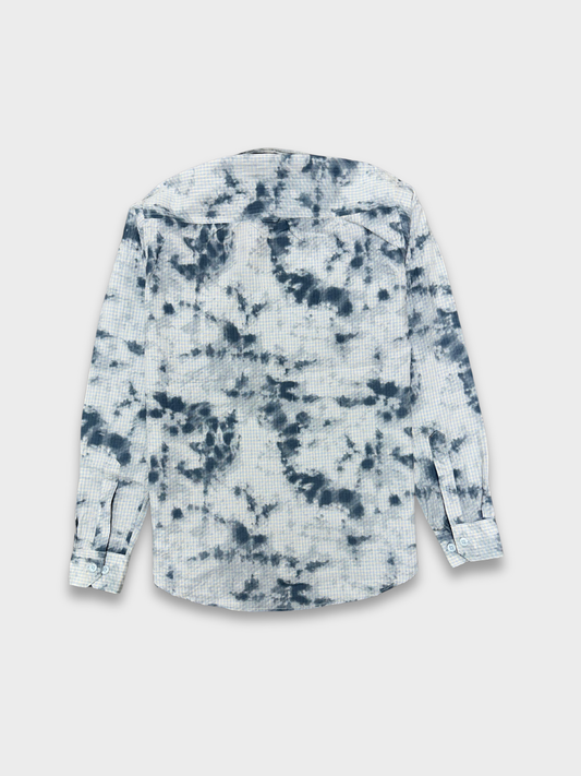 Men’s Fancy Dobby Multicolor Abstract Print Shirt