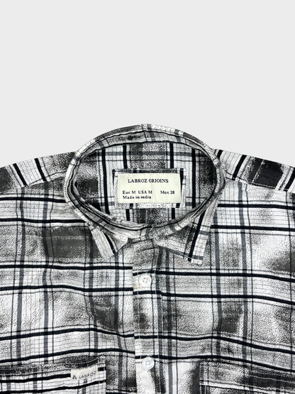 Men’s Fancy Dobby Multicolor Abstract Print Shirt