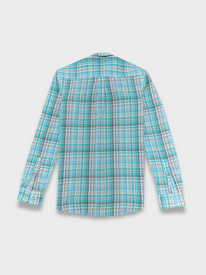 Men's Multicolor Check Slim Fit Shirt