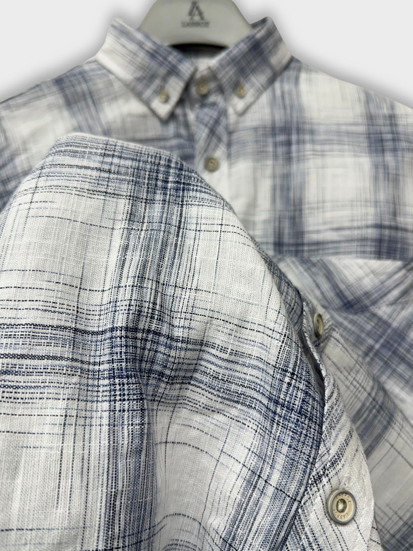 Men’s Linen Multicolor Check Shirt