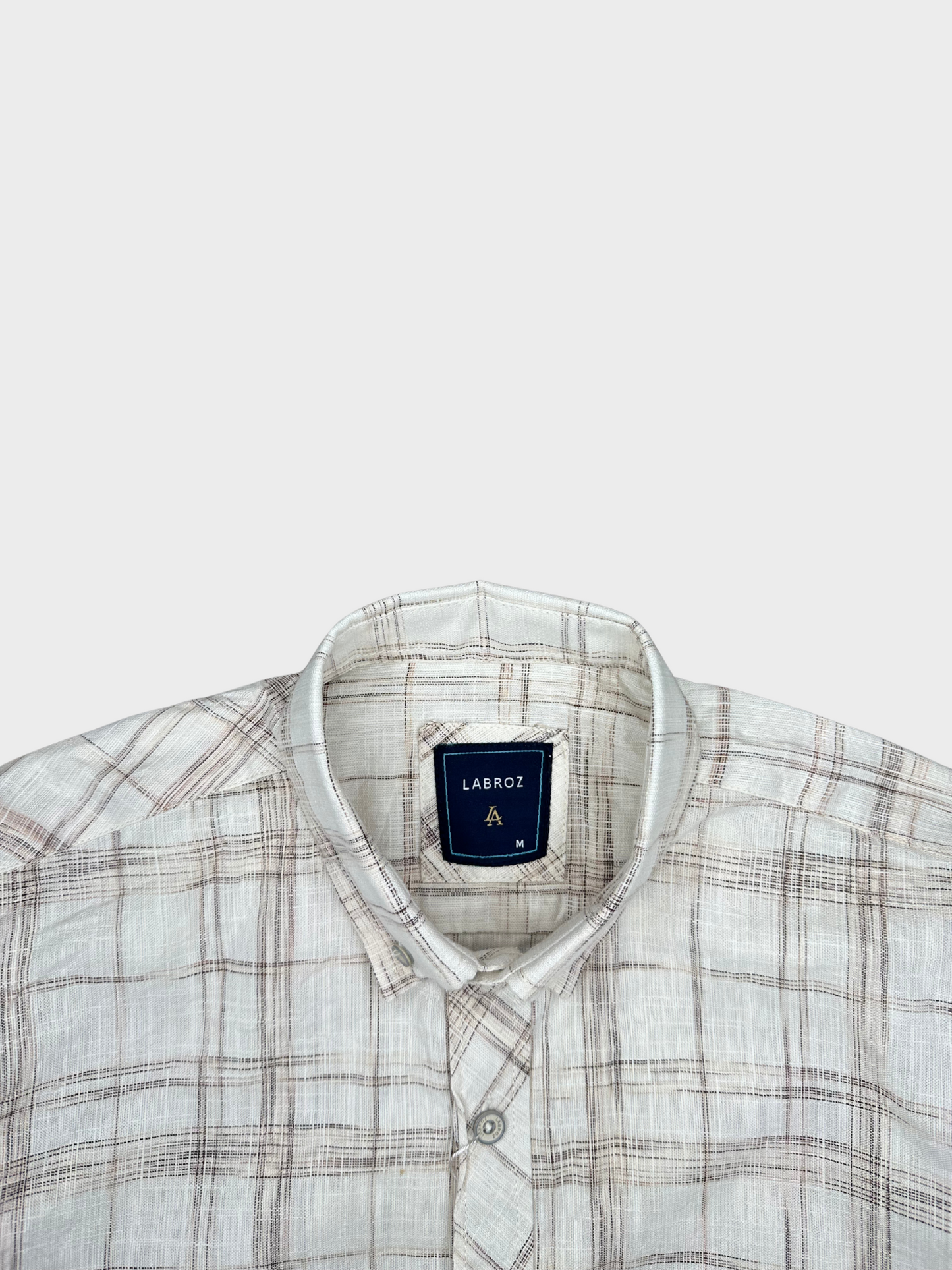 Men’s Linen Multicolor Check Shirt