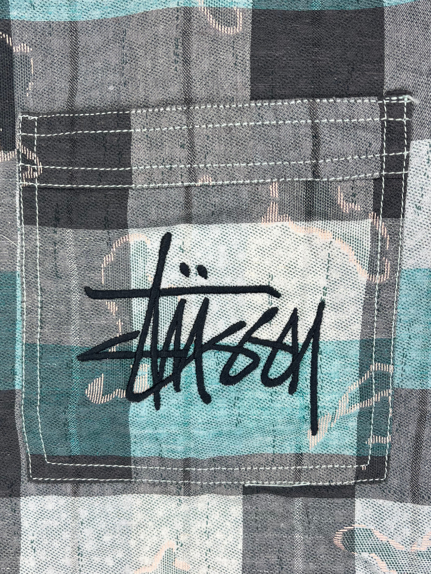 Men’s Fancy Dobby Multicolor Abstract Print Shirt