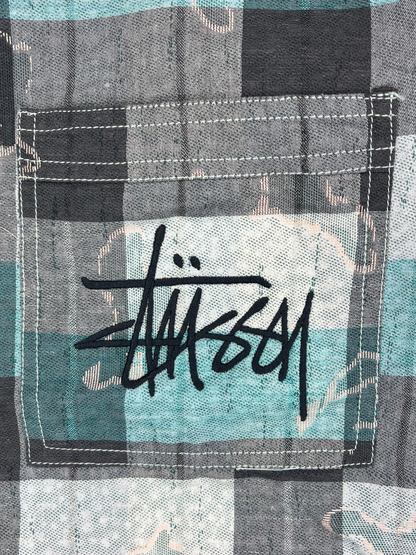 Men’s Fancy Dobby Multicolor Abstract Print Shirt