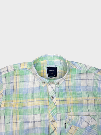 Men’s Linen Multicolor Check Shirt