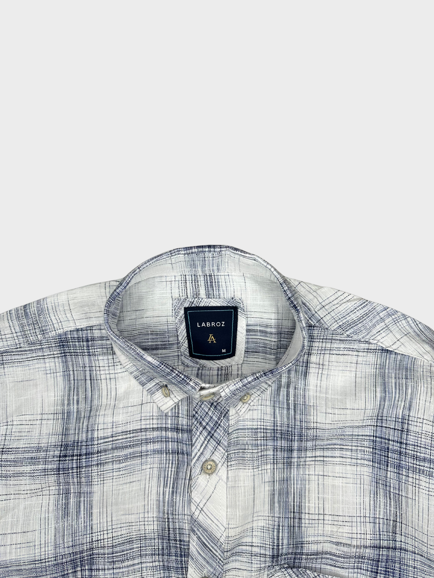Men’s Linen Multicolor Check Shirt