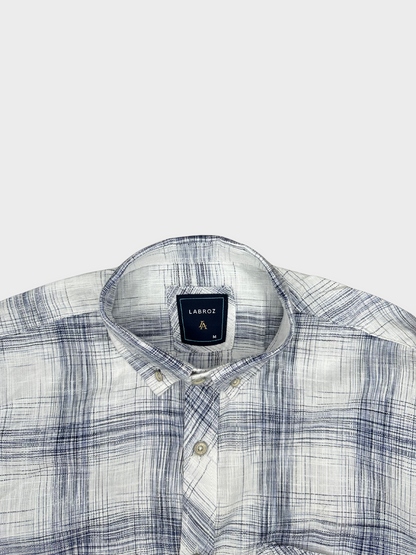 Men’s Linen Multicolor Check Shirt