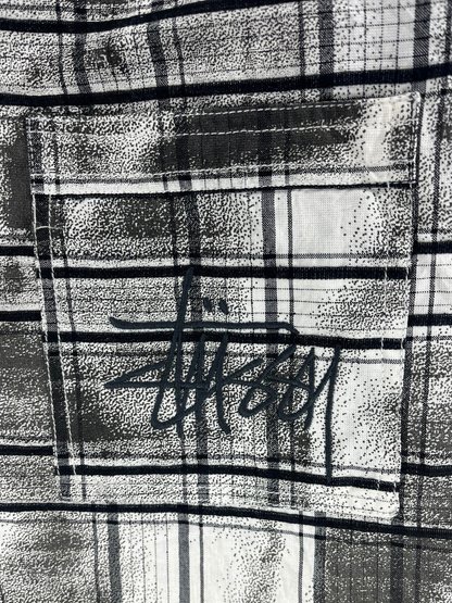 Men’s Fancy Dobby Multicolor Abstract Print Shirt