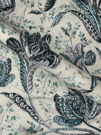 Men’s Heavy Drill Floral Print Shirt