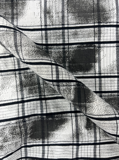 Men’s Fancy Dobby Multicolor Abstract Print Shirt