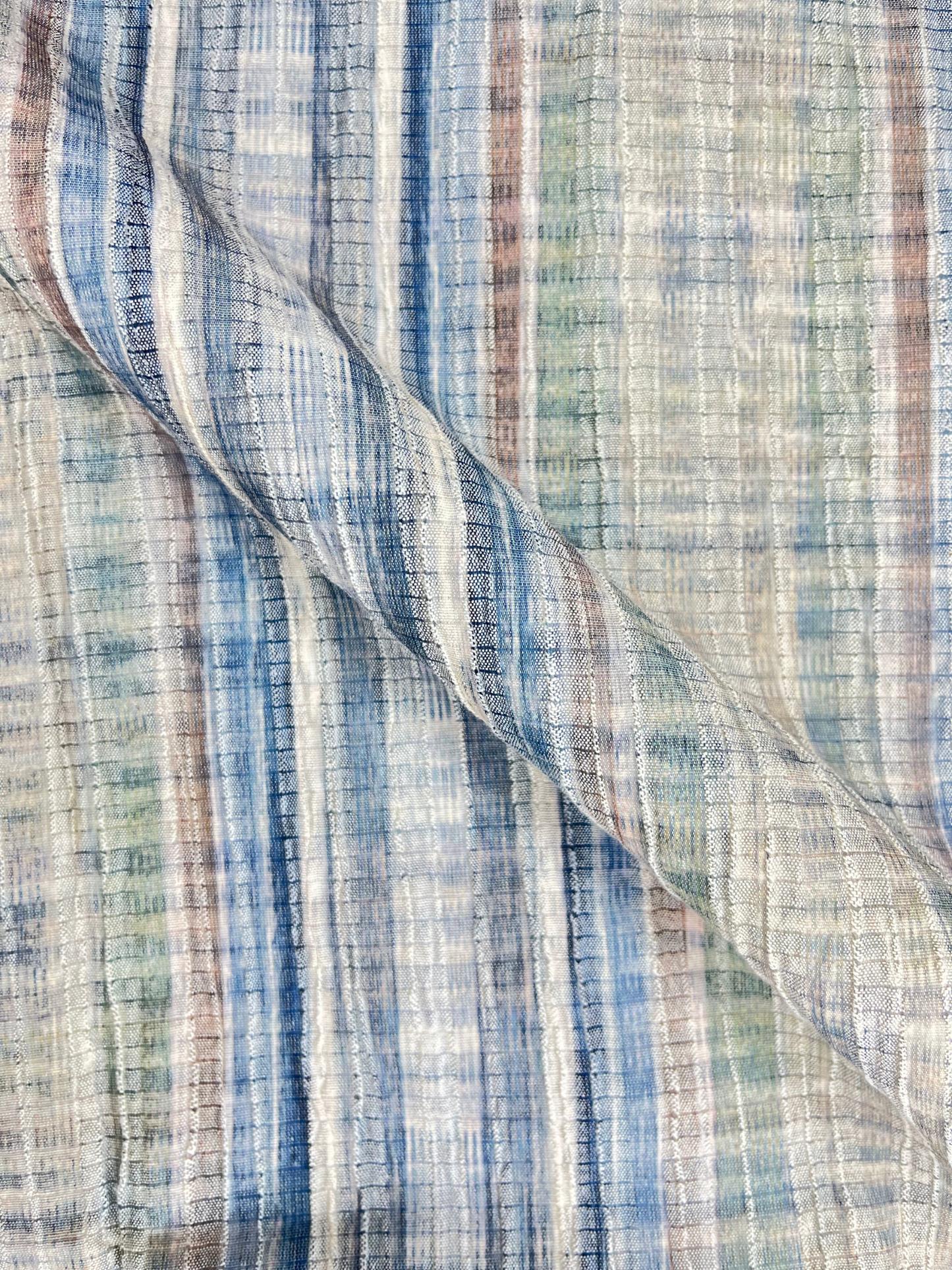 Men’s Crinkle Fabric Abstract Print Shirt