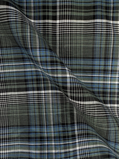 Men's Multicolor Checkered Slim Fit Oxford Shirt