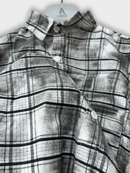 Men’s Fancy Dobby Multicolor Abstract Print Shirt