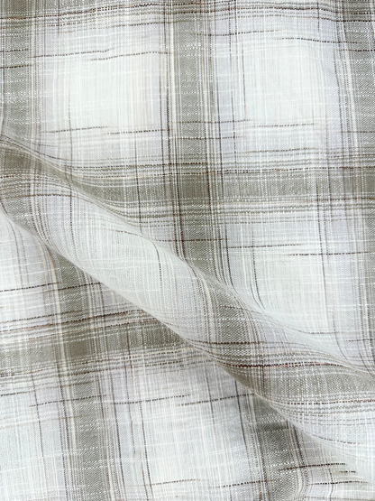 Men’s Linen Multicolor Check Shirt